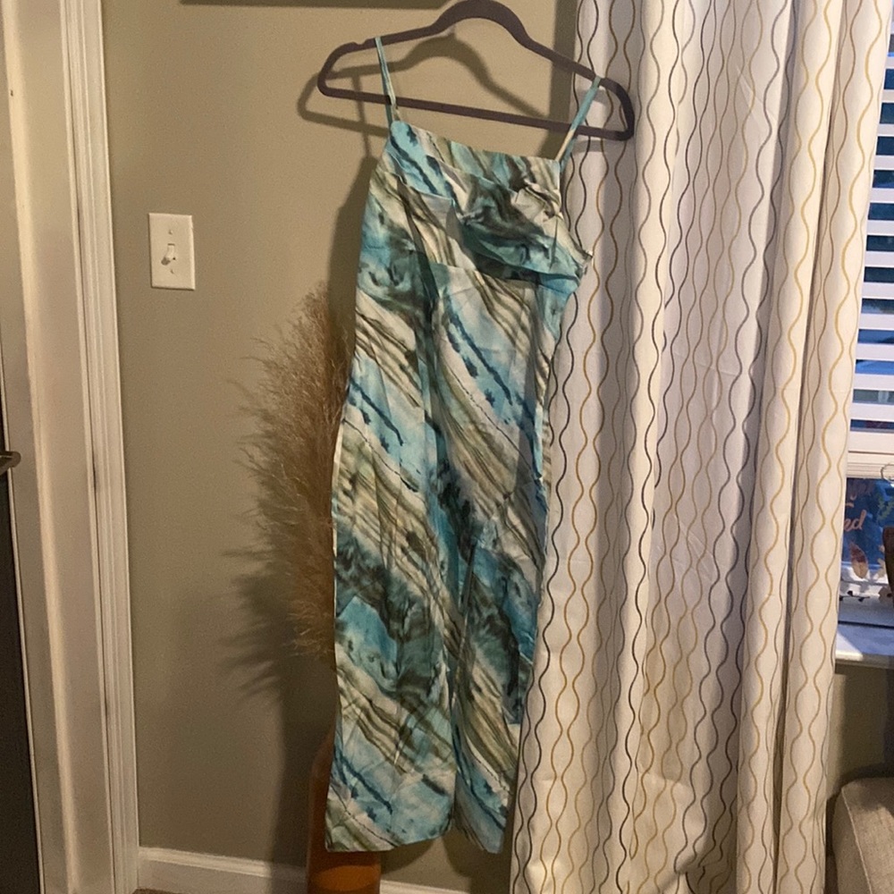 Trendy Long Dress with Leg Slit | Size S
